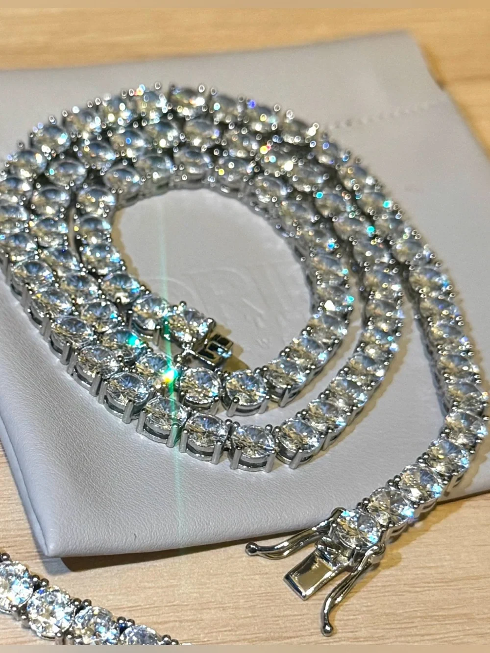 DRIPD Iced out tennis chain 5mm (pick size)